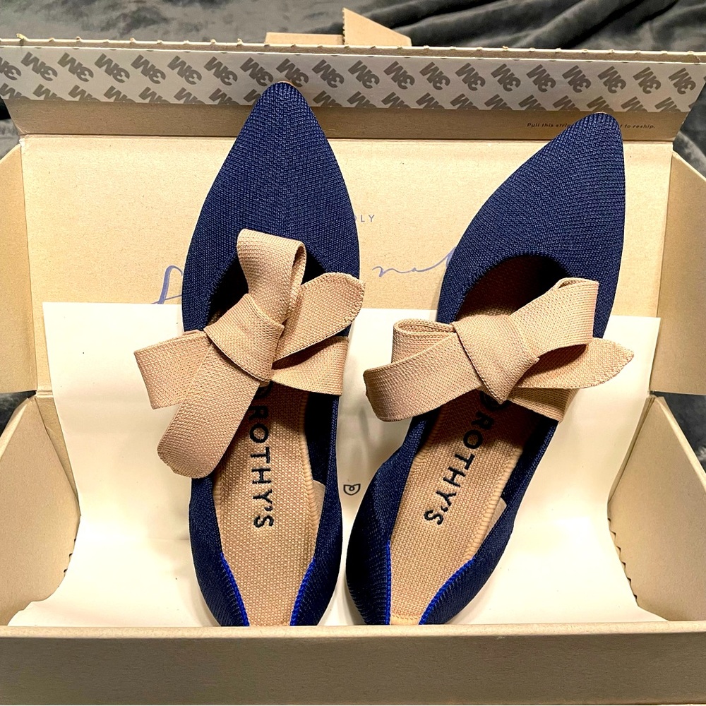 Rothy’s navy blue Mary Jane